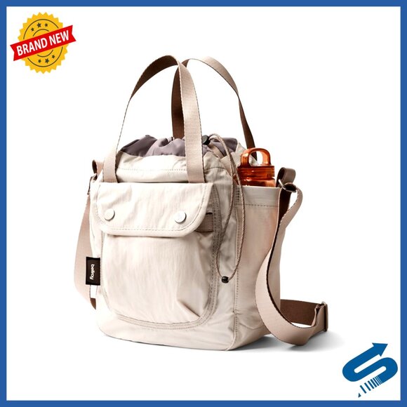 Compact Crossbody Bucket Bag Lightweight Adjustable Strap Three Ways Carry